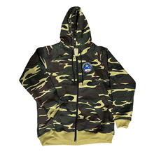 Load image into Gallery viewer, Woodland Zip Up Hoodie
