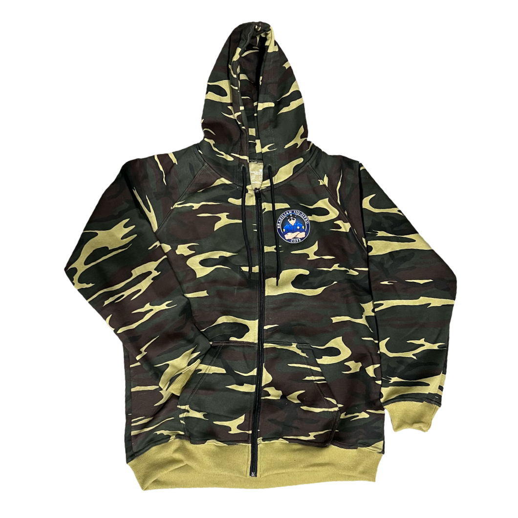 Woodland Zip Up Hoodie