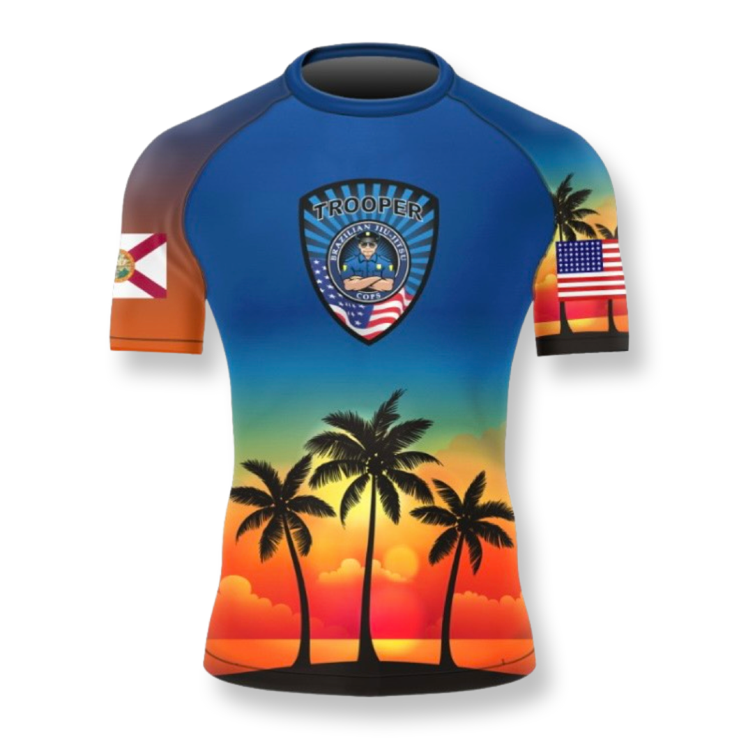 Hot Item - State TROOPER Sunrise Rashguard